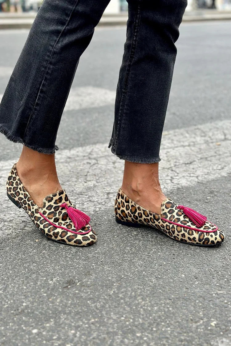 Rihanna™ | Leopard Print Moccasins