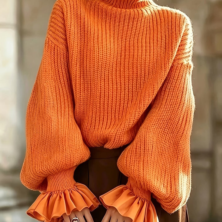Roos | Casual Autumn Roll-Neck Jumper