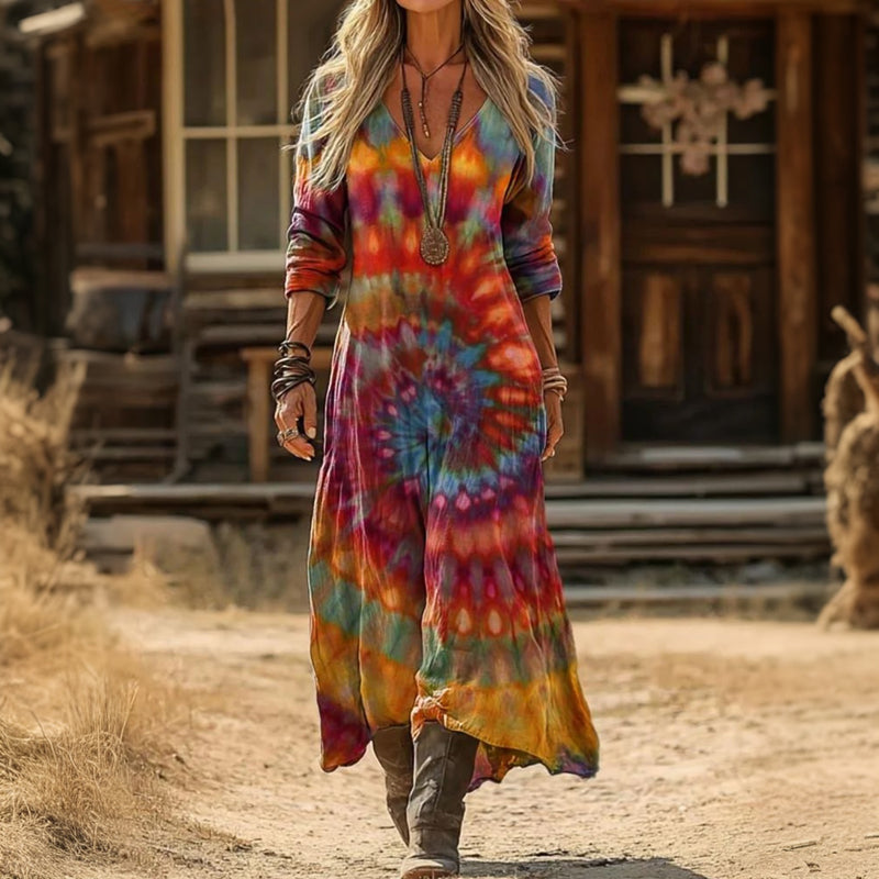 Yfke | Flowing Bohemian Maxi Dress