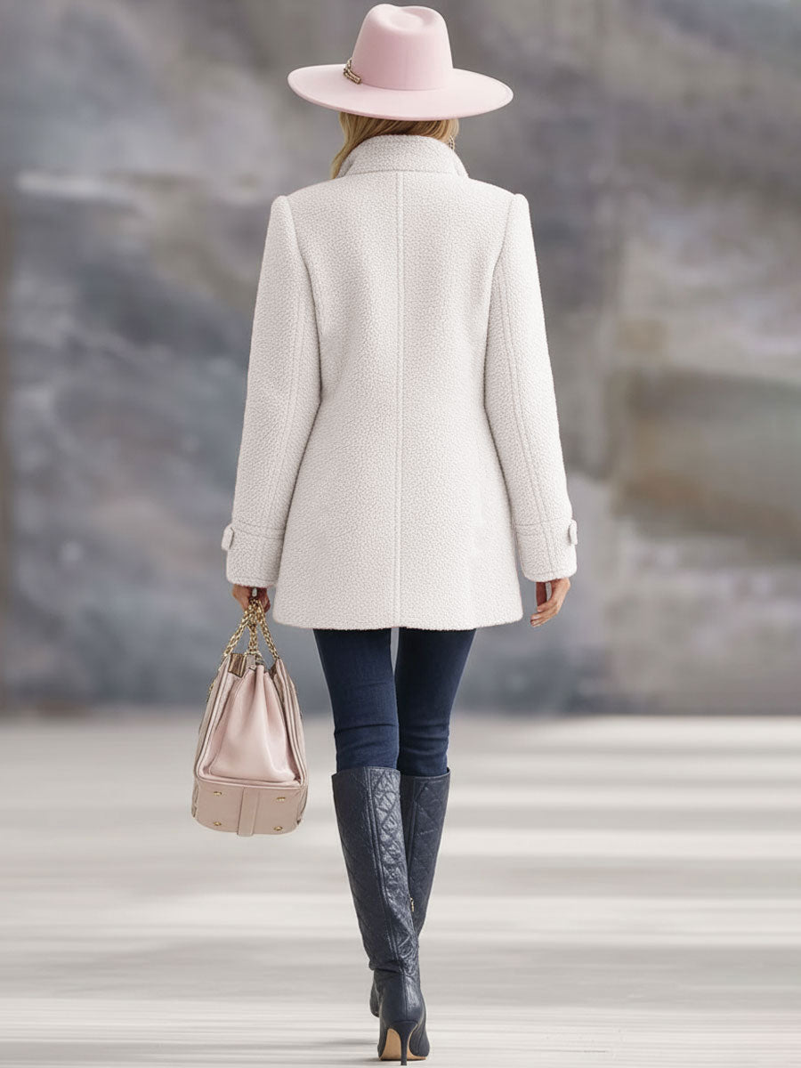 Rosalie | Vintage Pink Zip Fleece Jacket