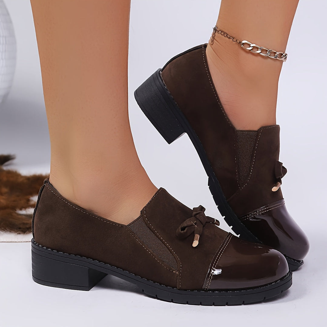 DELACROIX | Camille Comfortable Slip-Ons with Glossy Toe