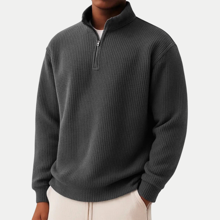 Zip Jumper with Everyday Comfort and Timeless Style