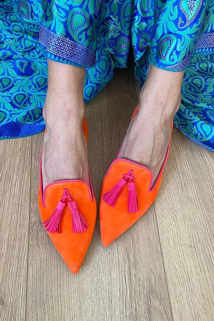 Portia™ | Boho Fringed Moccasins