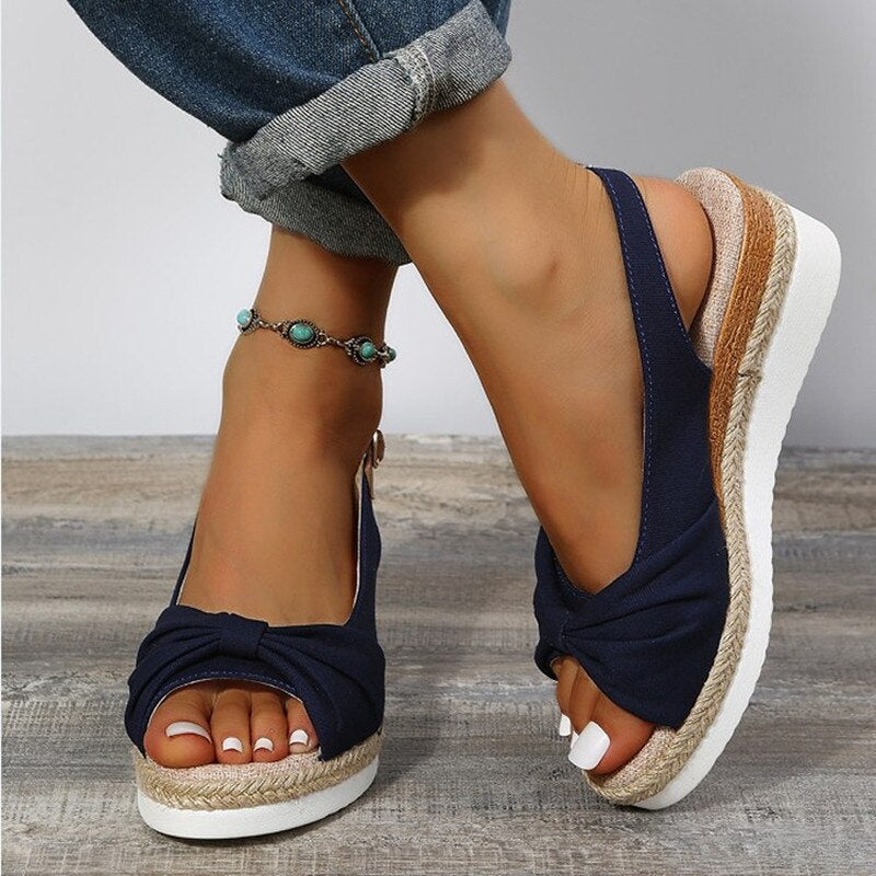 Shoes – Peep-Toe Comfort Sandals