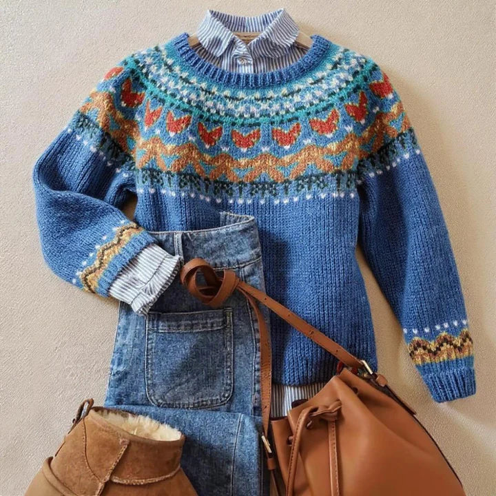 Aria | Nordic Jacquard Jumper