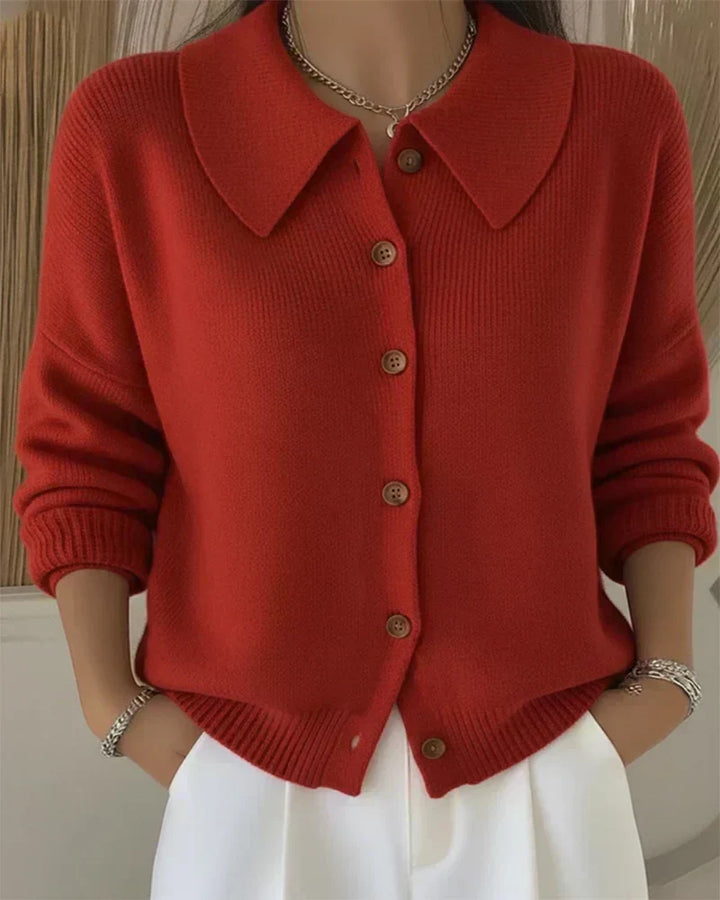Klaasje | Button Collar Cardigan
