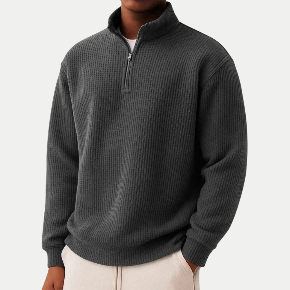 Knitted Zip Jumper