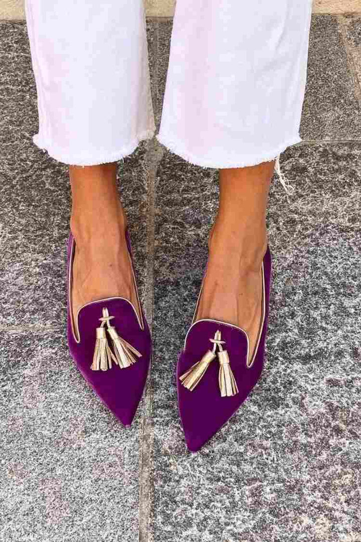 Portia™ | Boho Fringed Moccasins