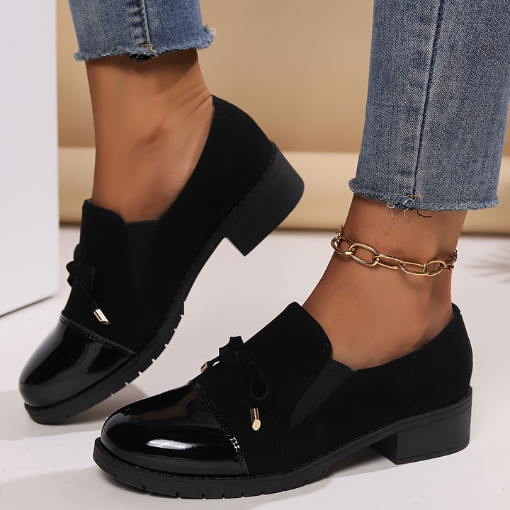 DELACROIX | Camille Comfortable Slip-Ons with Glossy Toe