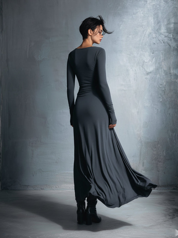 Naomie | Maxi Dress with Silk Knot