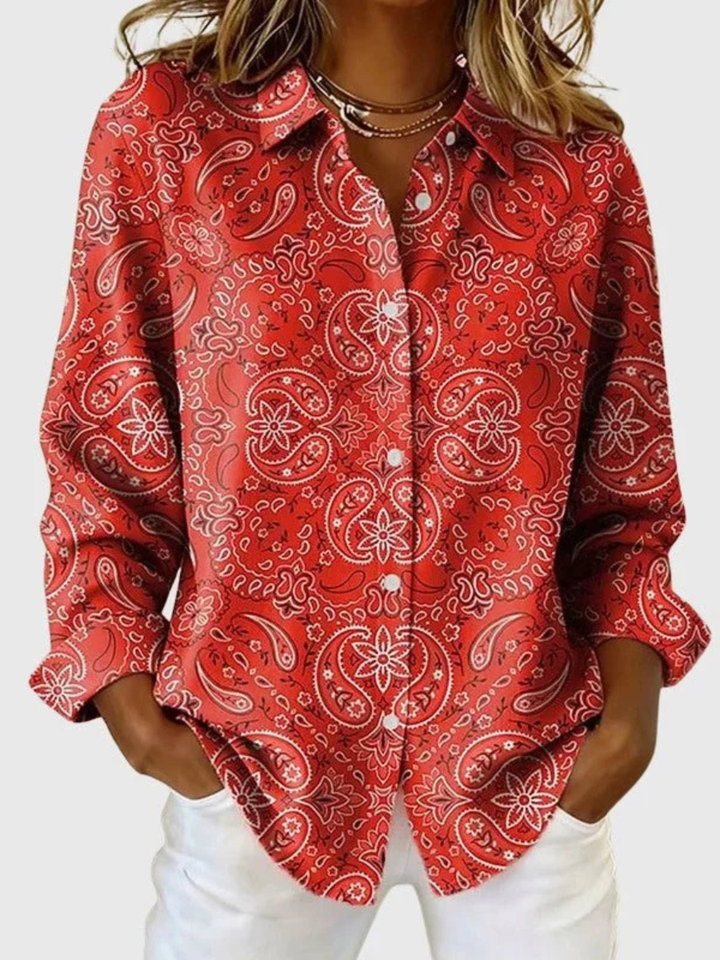 Ingeborg | Graceful Paisley Blouse
