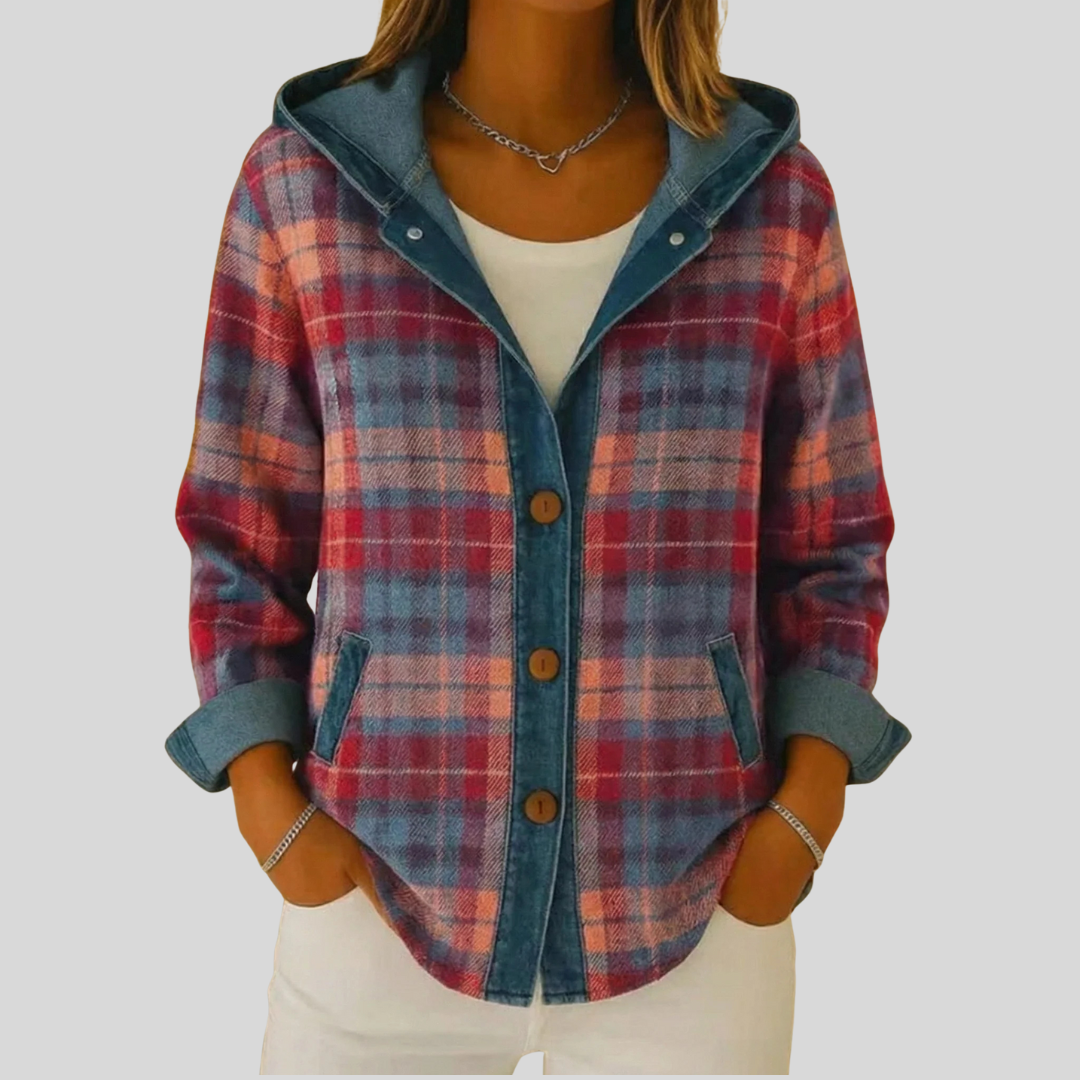 Kellaway™ | Hooded Check Shacket
