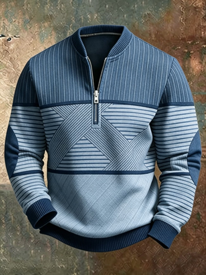 Viktor | Stylish Men's Half-Zip Jumper