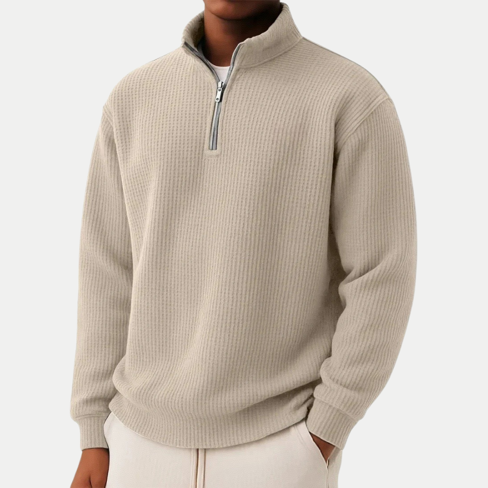 Knitted Zip Jumper