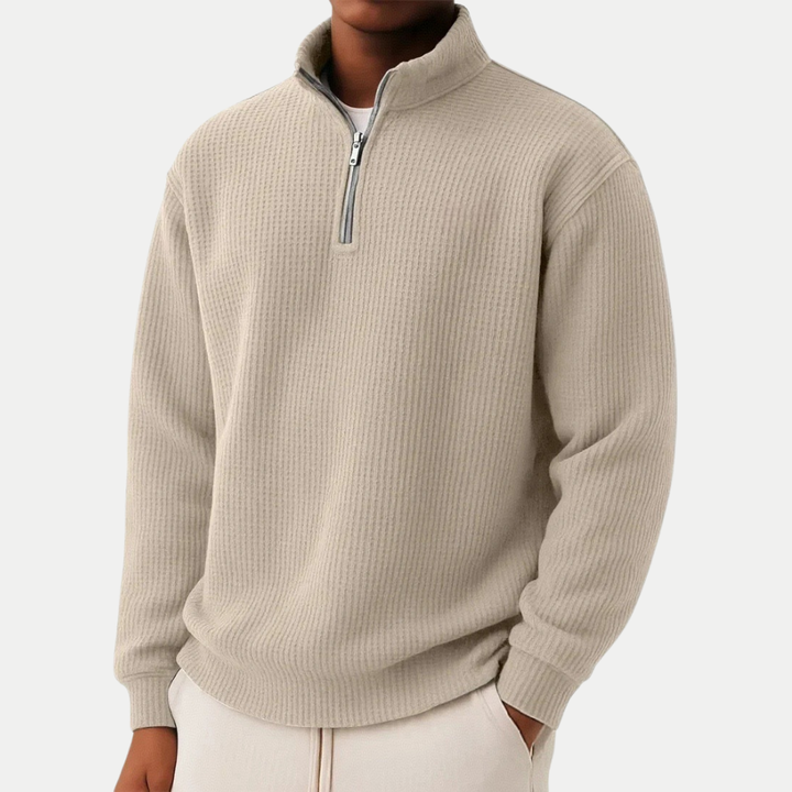 Knitted Zip Jumper