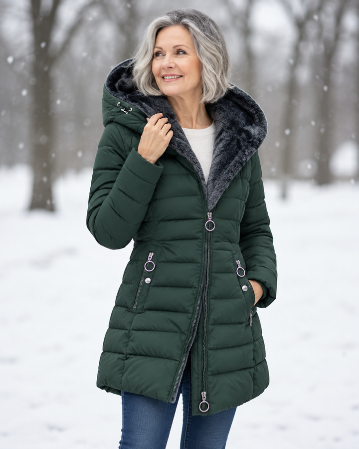 Warm Padded Hooded Winter Coat