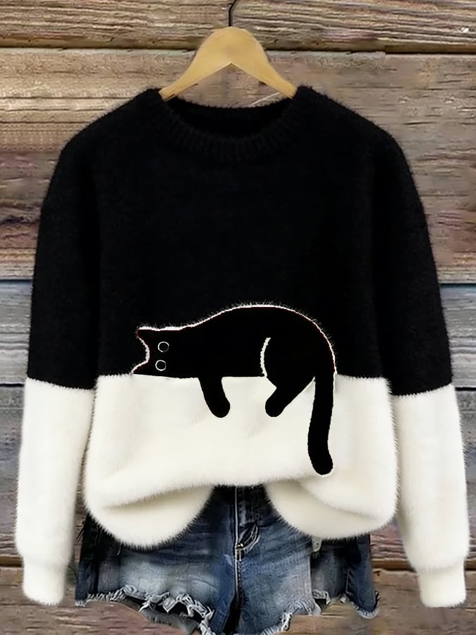 Elegant Cat Jumper