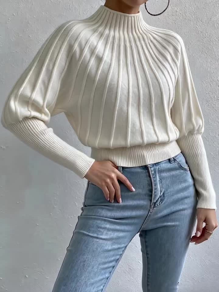 Luna | Casual Autumn Roll-Neck Jumper