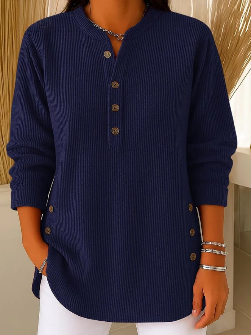 Mieke | Henley Button Tunic