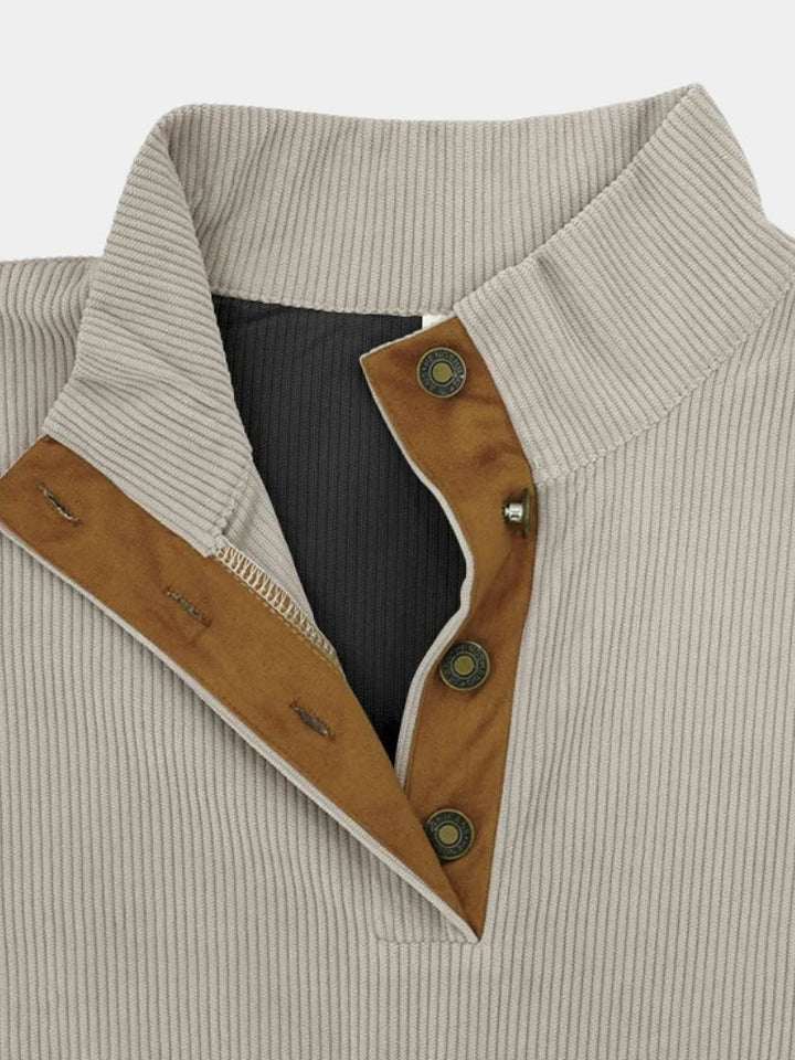 Argos | Men's Corduroy Roll-Neck Pullover