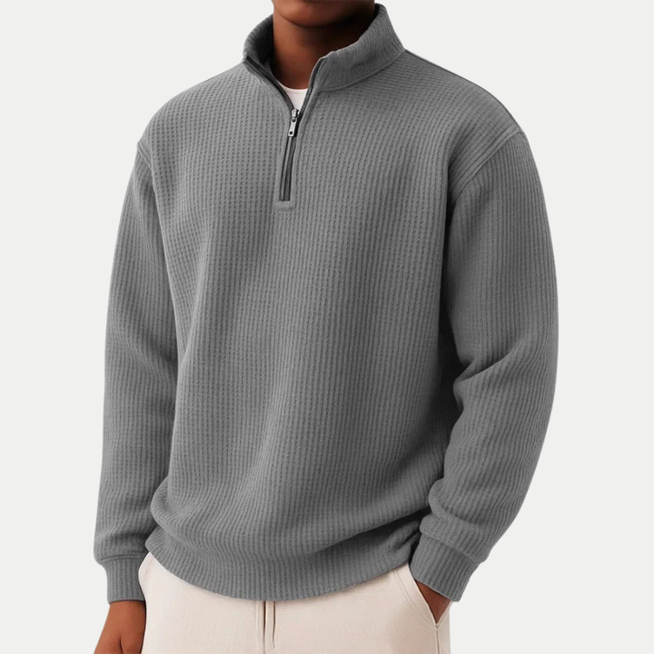 Knitted Zip Jumper