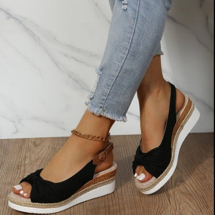 Shoes – Peep-Toe Comfort Sandals