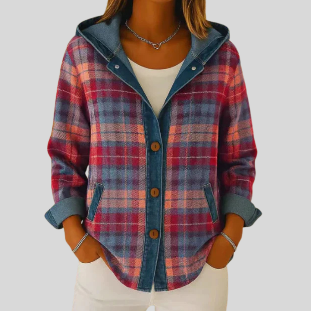 Hildred™ | Lined Check Shacket
