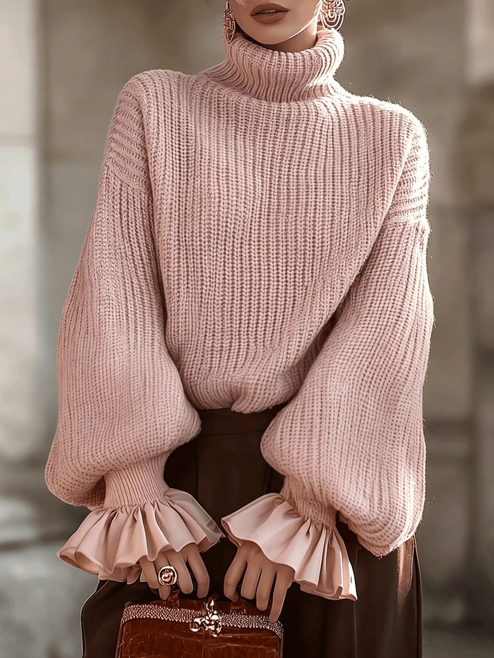 Roos | Casual Autumn Roll-Neck Jumper