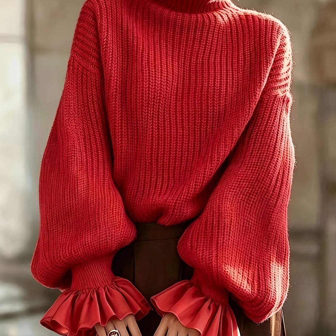 Roos | Casual Autumn Roll-Neck Jumper
