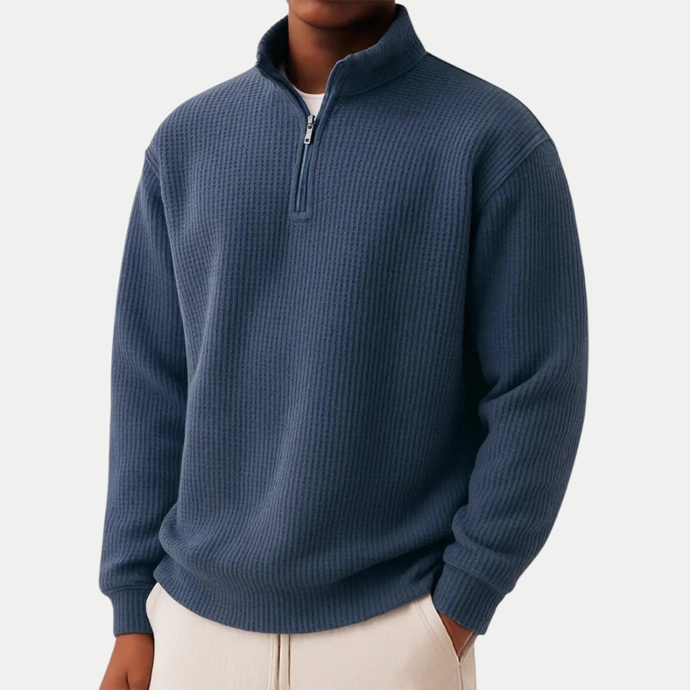 Zip Jumper with Everyday Comfort and Timeless Style