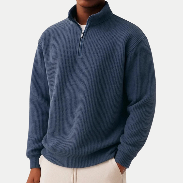 Zip Jumper with Everyday Comfort and Timeless Style
