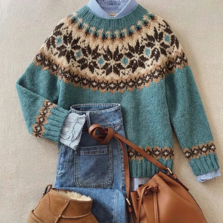 Aria | Nordic Jacquard Jumper