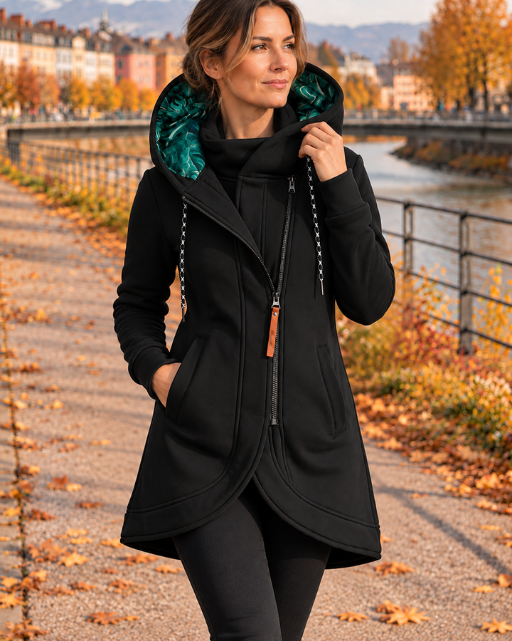 Aurélie | Warm Hooded Coat