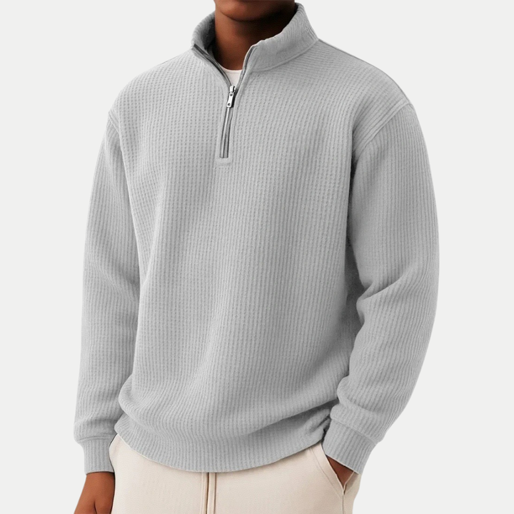 Knitted Zip Jumper
