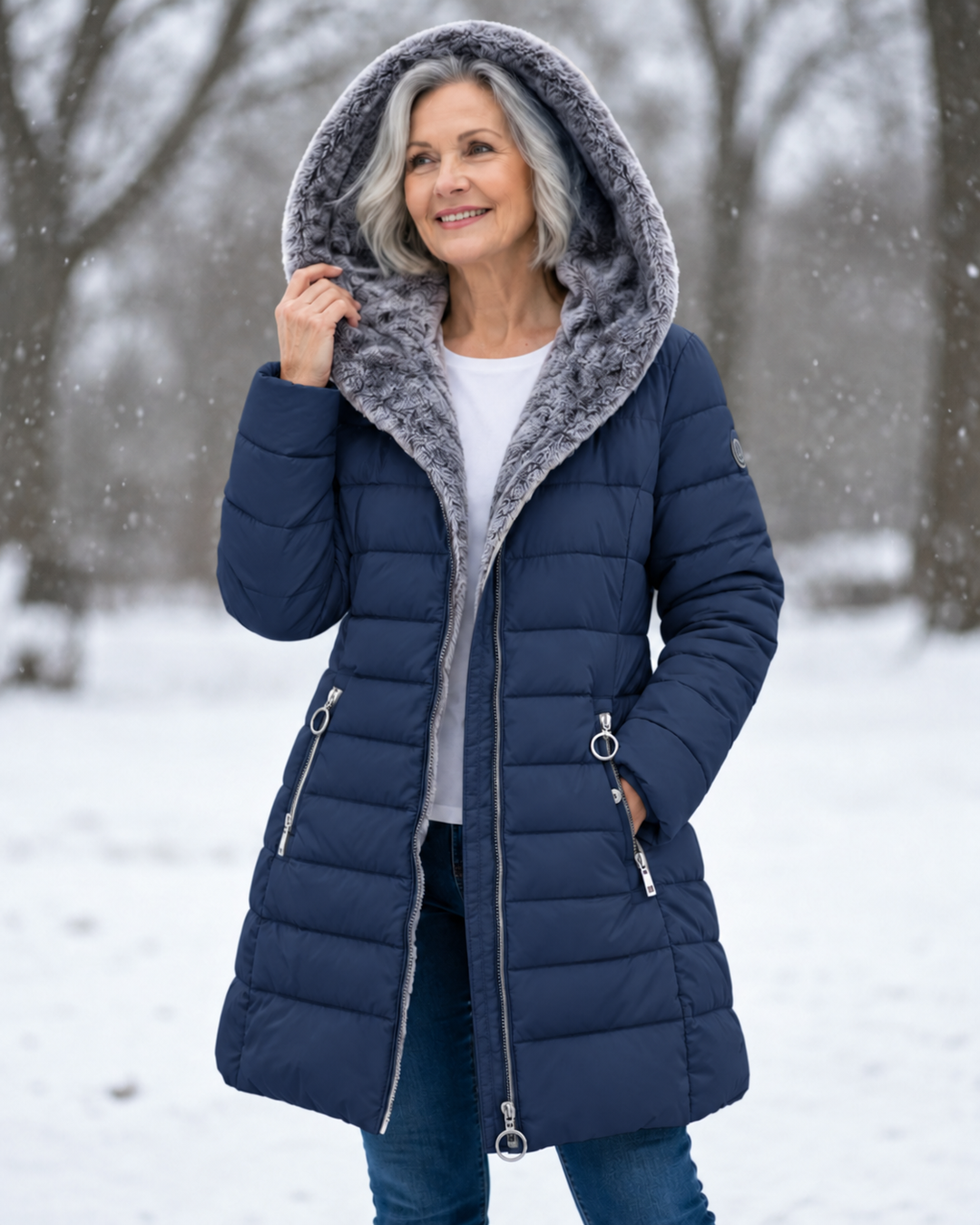 Warm Padded Hooded Winter Coat