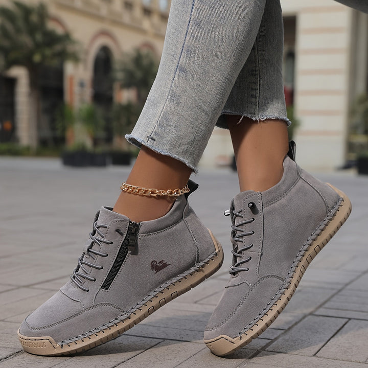 Mila – Comfortable Orthopaedic Trainers + Zip
