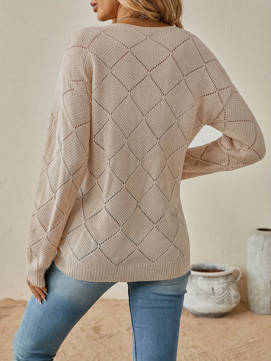 Isis | Casual V-Neck Jumper