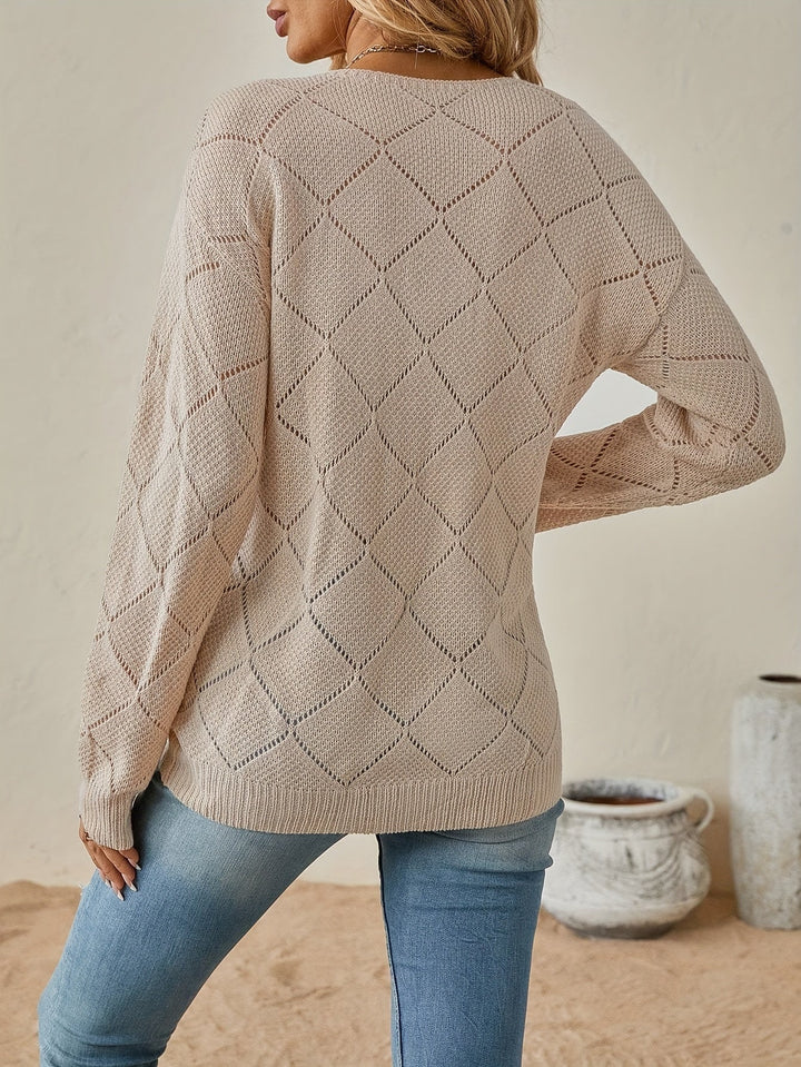 Isis | Casual V-Neck Jumper