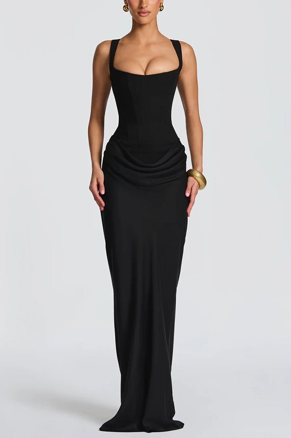 Éléonore | Square-Neck Maxi Dress