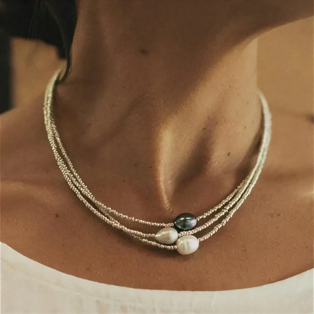 Multi-Layer Baroque Pearl Necklace