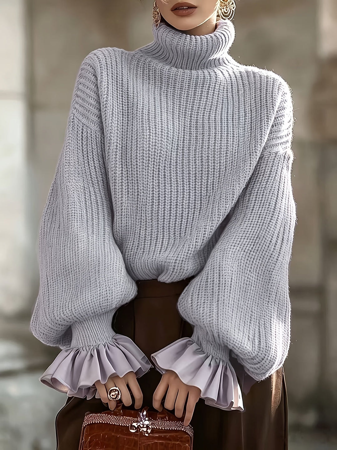 Roos | Casual Autumn Roll-Neck Jumper