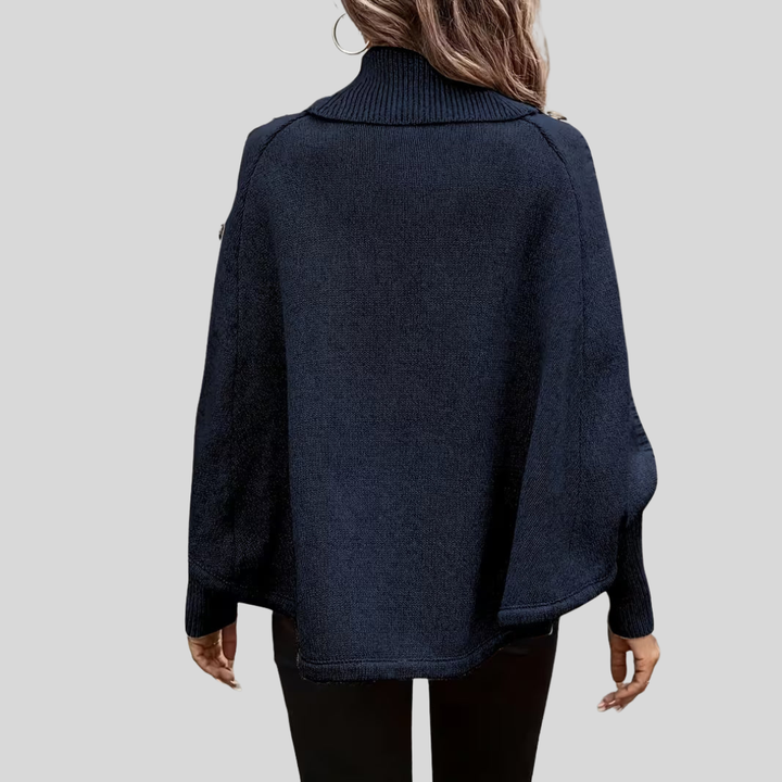 Norelle™ | High-Neck Cable-Knit Jumper