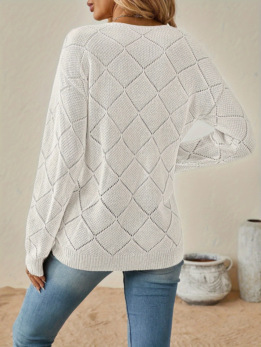 Isis | Casual V-Neck Jumper