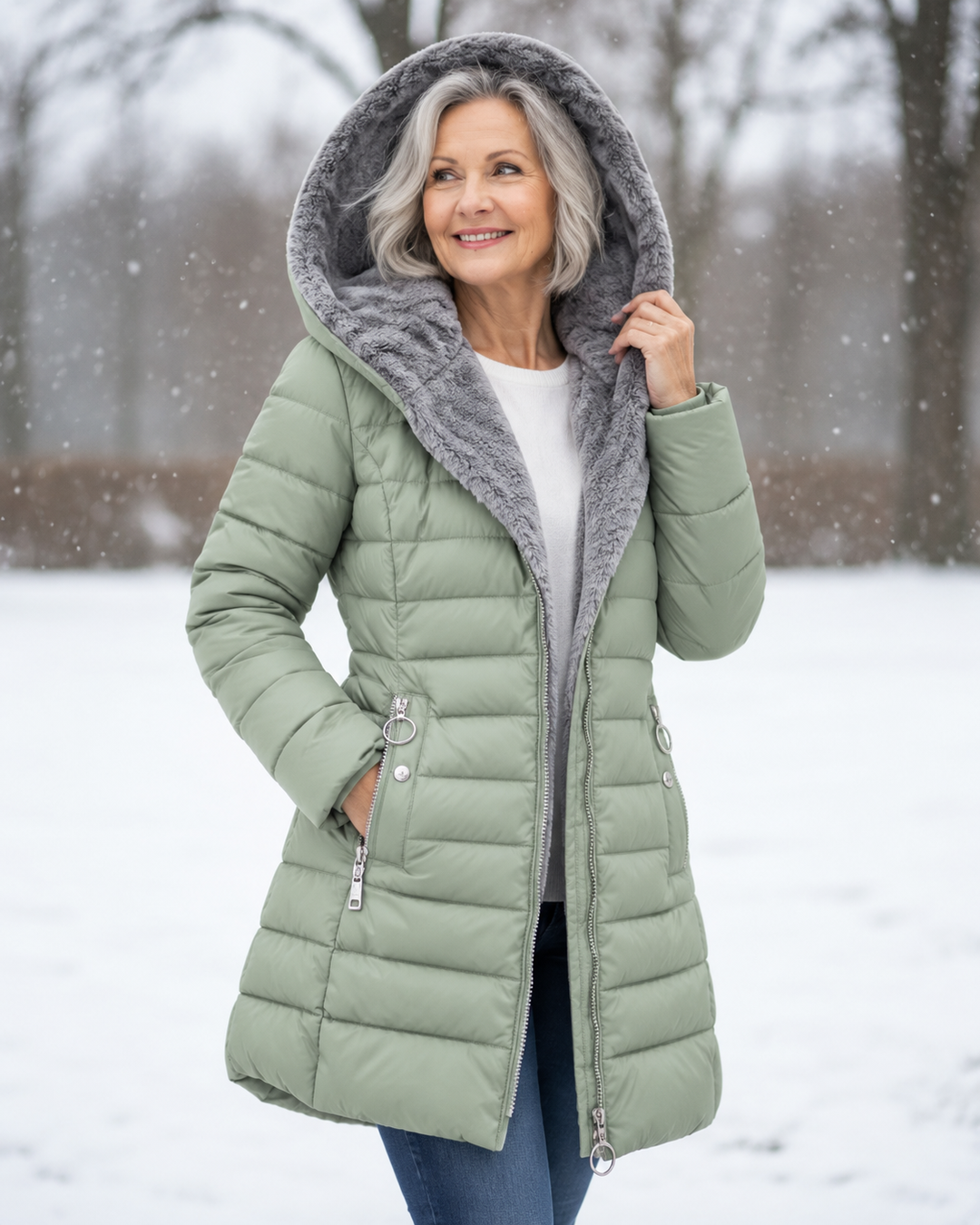 Warm Padded Hooded Winter Coat