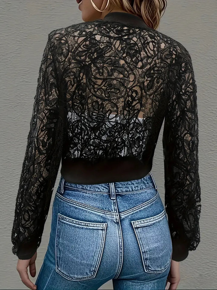 Vera | Lace Cropped Jacket