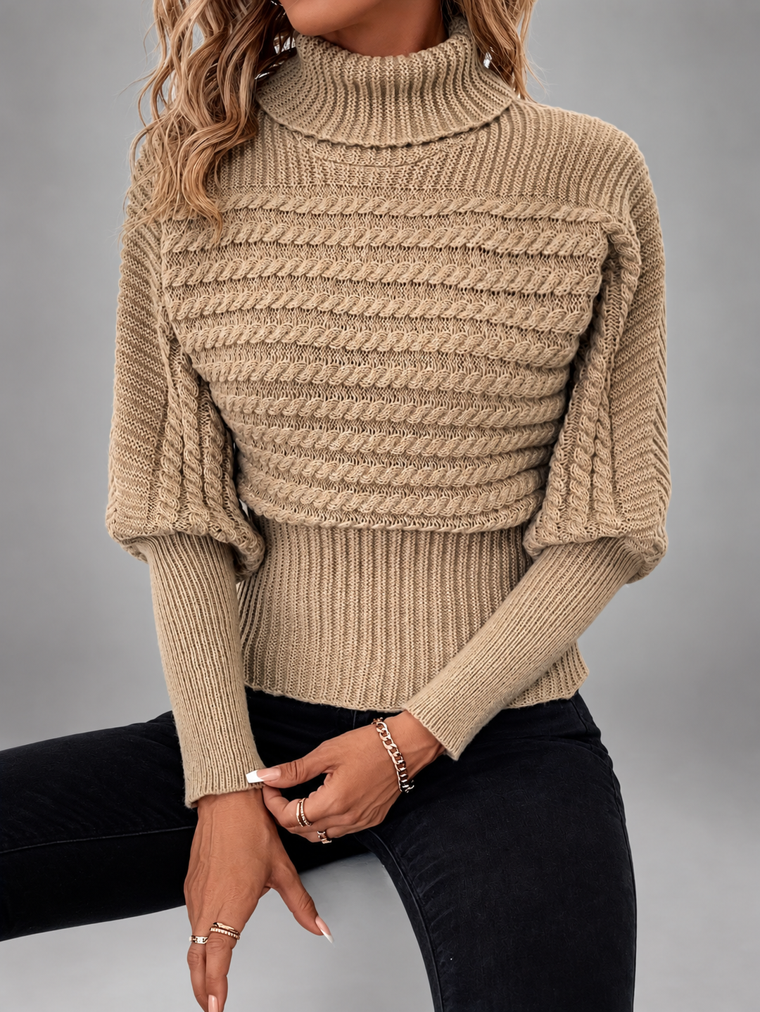 Dionne | Casual Autumn Roll-Neck Jumper