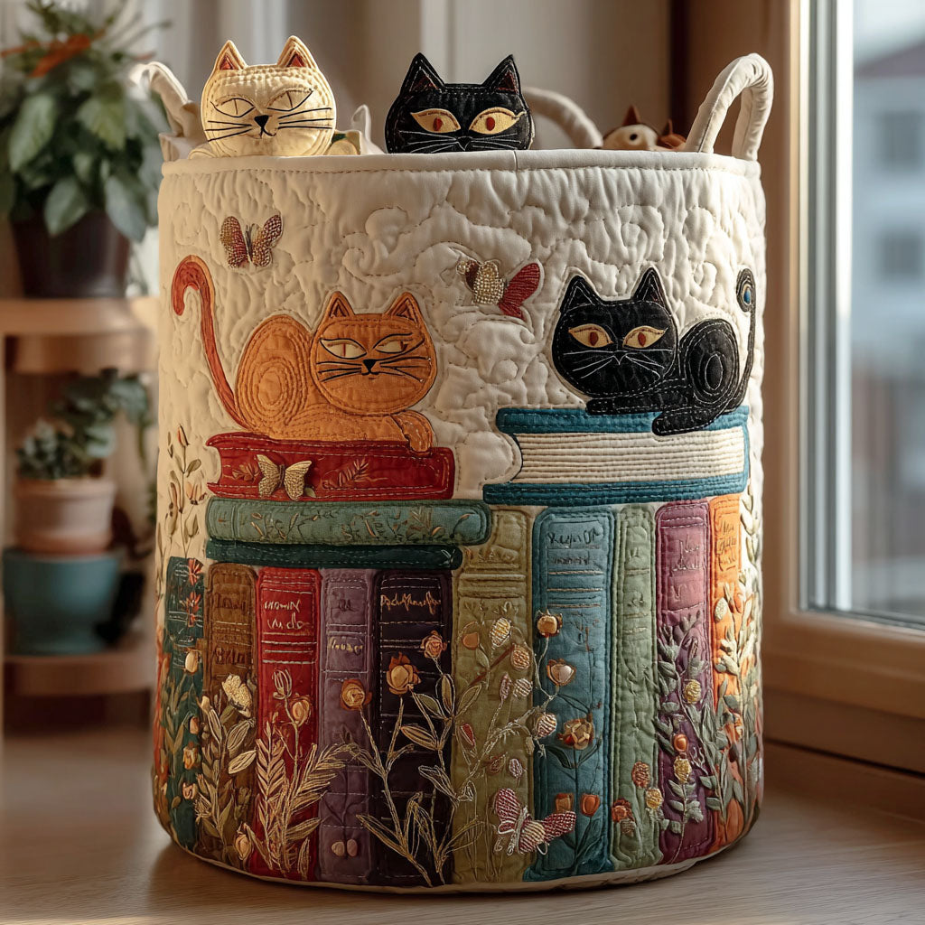 POPPY | CAT PEARL LAUNDRY BASKET