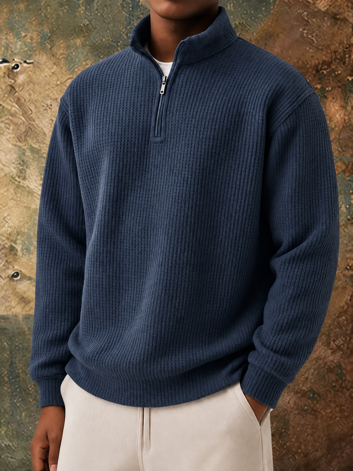 Zip Jumper with Everyday Comfort and Timeless Style