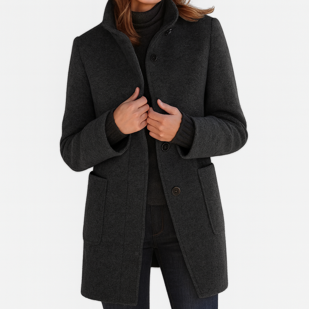 Women's High-Neck Coat