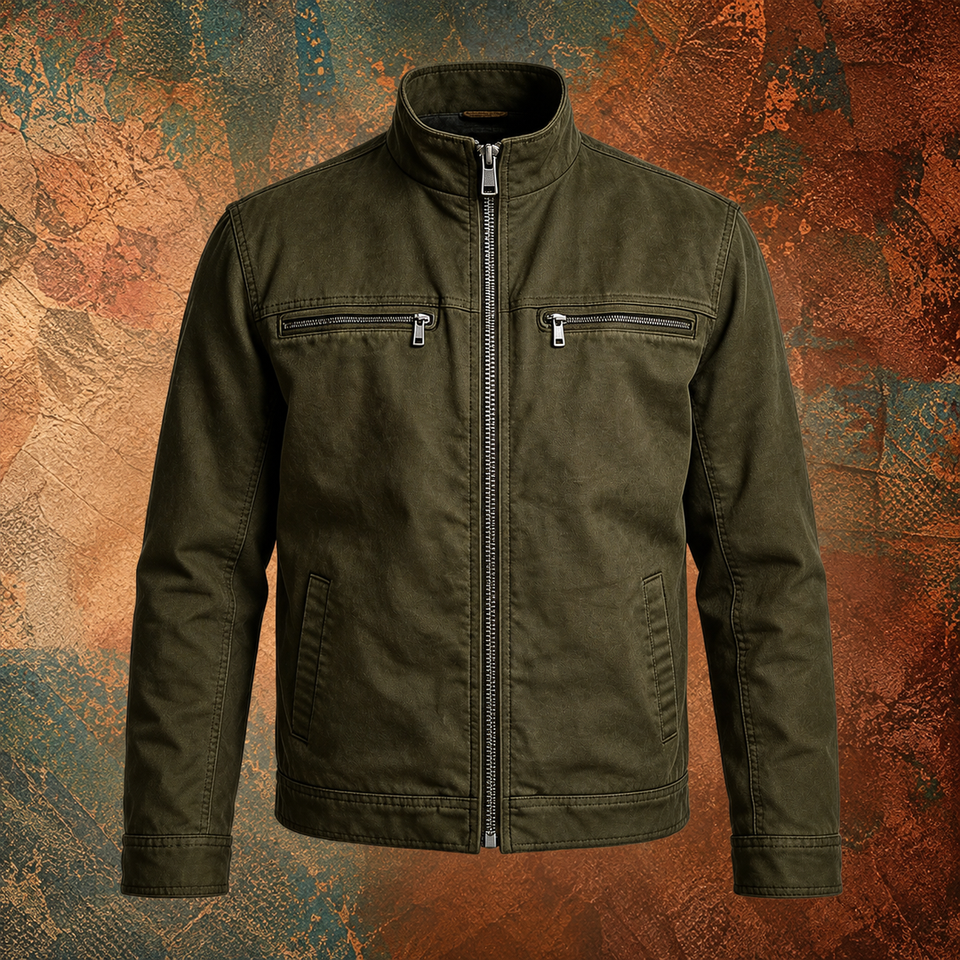 Valmont Vintage Olive Green Field Jacket